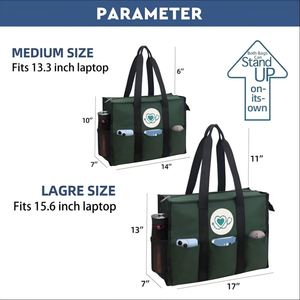 Work <b>Nursing</b> <b>Bag</b> Multiple Pockets Waterproof Organizing Zip Top Clinical <b>Bag</b> for <b>Nursing</b> Students - Product Image 2