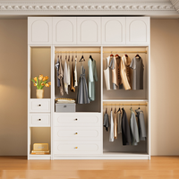 Armoire murale moderne en panneaux de fibres à densité moyenne, meuble de rangement pour chambre à coucher, fabricant en gros sur mesure, directement de l'usine