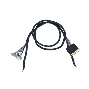 Kabel LCD DF14-20Pin satu 8 15 ", pengukur kerja layar LCD kabel sinyal LVDS