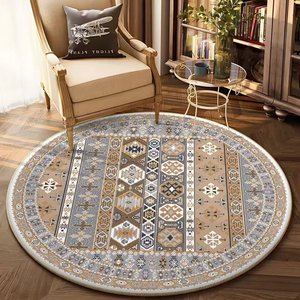 Tappeto Stampato in Fibra di Poliestere Antiscivolo Stile Retrò Persiano Lavabile in Lavatrice per Casa, Camera da Letto, Soggiorno, Sala Riunioni, Hotel, Corridoio - Product Image 4