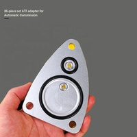 Adaptateur pour machine de rinçage ATF, connecteur de changement de liquide de transmission automatique, matériau en alliage d'aluminium, 110 pièces