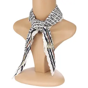 工場直接シルクスカーフプリントカスタムデザインレディシルクスカーフ卸売女性用ヘッドスカーフ