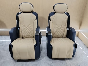 Fauteuil de massage électrique de luxe YLA en cuir, fonctions de siège d'aviation modifiées pour <span class=keywords><strong>Mercedes</strong></span> Vito <span class=keywords><strong>V</strong></span>-class W447 Toyota Hiace - Product Image 6