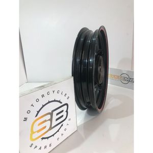 Cerchio Posteriore Nero Rosso Compatibile con HONDA SH 150 2005-2008, Ricambio per Moto - Product Image 5