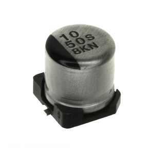 ตัวเก็บประจุแบบยึดพื้นผิว10 uF 20% 50V SMD ฝาปิด10 uF - Product Image 1