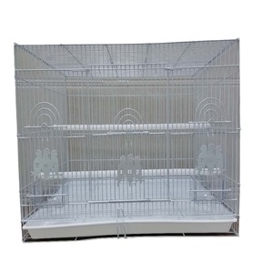 Cage d'élevage de canaris à toit ouvert en fil métallique fait à la main - Product Image 5