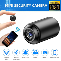Mini Cámara WiFi 1080P HD con Visión Nocturna, Detector de Movimiento, Grabadora de Video de Seguridad, Monitor para Bebés, Cámara de Vigilancia Inalámbrica 2025