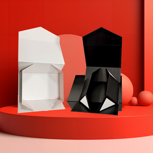 Imán solapa logotipo personalizado fábrica cartón rígido papel plegable ropa <span class=keywords><strong>zapatos</strong></span> magnético negro lujo caja de regalo para embalaje - Product Image 6