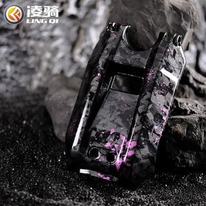 Cache-batterie <span class=keywords><strong>de</strong></span> moto LINGQI RACING en carbone, protection <span class=keywords><strong>de</strong></span> remplacement pour moto tout-terrain Light Bee Dirt Pit Bike - Product Image 1