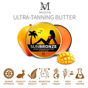 Etiqueta privada Mejor venta Mango <span class=keywords><strong>brasileño</strong></span> SUNBRONZE bálsamo Zanahoria DHA Tan Dark Self Sunless Dark Caramel <span class=keywords><strong>Bronceado</strong></span> Manteca de Karité - Product Image 6