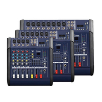 Amplificateur professionnel M602D 6 canaux USB 48V alimentation fantôme Console de mixage DJ numérique en métal pour équipement de sonorisation Audio