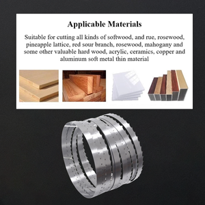 Lama per Sega a Nastro di Alta Qualità per Taglio del Legno, Denti Temprati, Ottimo Rapporto Qualità-Prezzo, per Uso Industriale, Supporto ODM OEM - Product Image 4