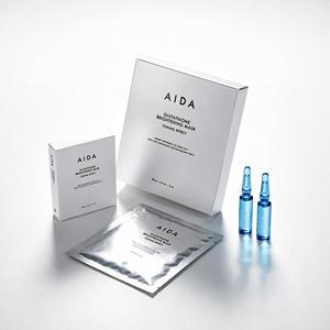 AIDA กลูตาไธโอน ไบรท์เทนนิ่ง มาส์ก 4 ชิ้น เซ็ต โทนนิ่ง เอฟเฟค เฟเชียล มาส์ก - Product Image 1