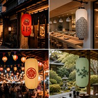 Individuelles Logo Zusammenklappbare Seiden-Japanische Laterne 25*45cm Satinstoff für Neujahrsparty Restaurant-Dekoration Großhandel