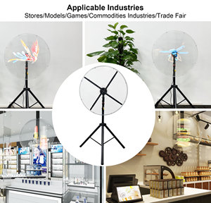 HDFocus 896LED 77cm 3D proiettore olografico per interni ed esterni attrezzature pubblicitarie olografiche Led 3d Fan - Product Image 5