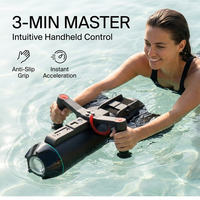 Remise en gros Scooter aquatique électrique 1000W 1500W 15km/h avec affichage de puissance et croisière stable pour paddleboard, planche de surf et natation