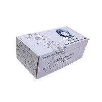 Caja de Cartón Plegable Pequeña con Ventana Transparente, Dorado/Plateado con Estampado en Caliente, para Cosméticos, con Base de Cartón Kraft Marrón