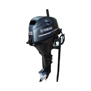 Moteur hors-bord pour bateau 15 CV 4 temps à démarrage électrique, arbre long, refroidi par eau, moteur à essence multicylindre, vente chaude, fabriqué en Chine - Product Image 1