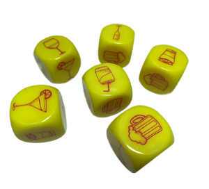 Thiết kế mới tùy chỉnh quảng cáo RPG xúc xắc 16mm 18mm 20mm 25mm xúc xắc 6 bên in ấn khắc xúc xắc tùy chỉnh với Túi xúc xắc - Product Image 6