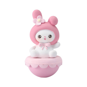 ตุ๊กตาสัตว์น่ารัก Yu Mo แบบกลม วัสดุไวนิล ของตกแต่งบ้าน ของประดับโต๊ะในห้องนั่งเล่น ของขวัญวันเกิด ของขวัญแต่งงาน - Product Image 5