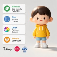 Figura Coleccionable de Niño de Plástico PVC, Modelo de Personaje de Dibujos Animados, Juguete, Adorno de Escritorio, Recuerdo, Regalo para Niños