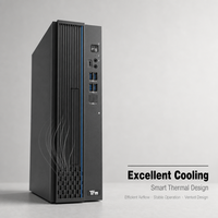Kit Desktop Praktis All-in-One Zhaoxin KX U6780A 8 Core 2.7GHz 16GB RAM 512GB NVME SSD Grafis Terintegrasi Chassis 8L