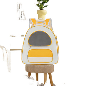 Mochila plegable transpirable para perros y gatos de gran capacidad para aventuras al aire libre, bolsa portátil para mascotas con diseño de espacio de alta visibilidad - Product Image 4