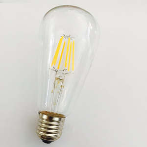 Lampadina LED a Filamento Retrò Dimmerabile CE RoHS ST64 4W Edison <span class=keywords><strong>E27</strong></span> <span class=keywords><strong>220V</strong></span> - Product Image 3