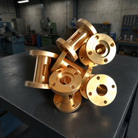 Accessoires industriels usinés CNC de précision sur mesure, connecteurs, écrous, pièces en acier inoxydable, cuivre, alliage d'aluminium, services d'électroérosion à fil