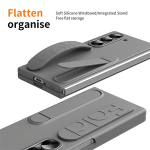 <span class=keywords><strong>Funda</strong></span> con soporte plegable tipo pulsera para Samsung Galaxy <span class=keywords><strong>Z</strong></span> <span class=keywords><strong>Fold</strong></span> 6 4 5 <span class=keywords><strong>3</strong></span> Fold7 5G, con protección de lente frontal de cristal y cubierta de plástico PC. - Product Image 5