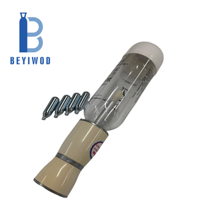 โรงงานผลิต รับผลิตตามสั่ง (OEM)  กระบอกแก๊ส CO2 8 กรัม แบบใช้แล้วทิ้ง  กระบอกเหล็ก  <span class=keywords><strong>ราคา</strong></span>โรงงาน - Product Image 2