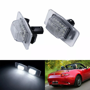 Luz LED para Matrícula de Mazda 323MX5, YL8Z13550AA, Luz Blanca, Tipo Empotrado, Carcasa Transparente - Product Image 1