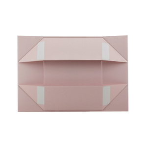 Caja de Regalo de Papel Rígido Magnética Plegable Rosa de Lujo Grande con Logotipo Personalizado para Empaque - Product Image 4