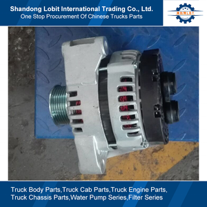 Untuk Generator suku cadang truk traktor 6x4 mesin D10.38-30 Sinotruk HOWO 380 A7 alternalternator 28V/70A altern - Product Image 2