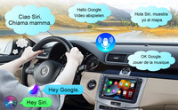 Autoradio avec CarPlay Android Auto pour VW Golf Passat Jetta Caddy EOS Tiguan Polo Écran tactile 8'' avec caméra de recul Stéréo de voiture