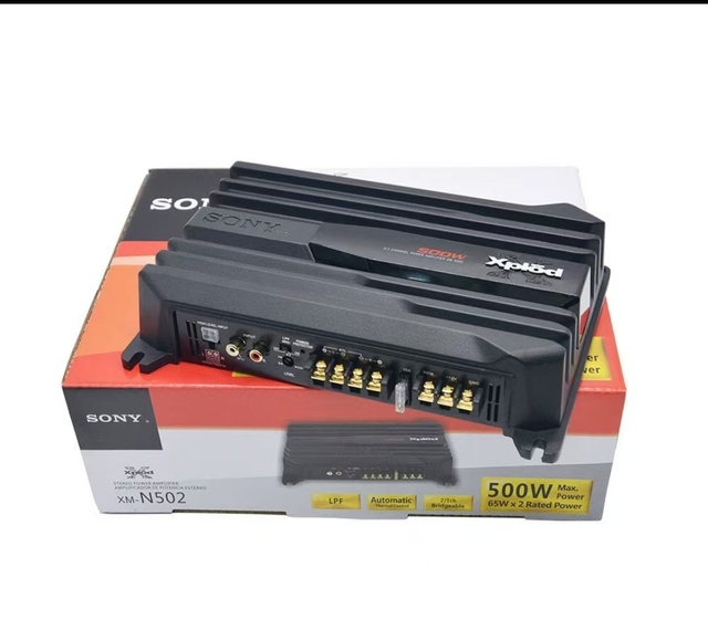 SONY -N502  2 Channel OPG Power Amplifier 500w Switch Class AB Power Car Audio Amplifier
