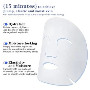 Mascarilla Facial Hidratante de Biocelulosa, Hidratación Profunda, Reafirmante, Iluminadora, <span class=keywords><strong>con</strong></span> Ácido Hialurónico y Vitamina C, Cuidado de la Piel Coreano, OEM ODM - Product Image 5