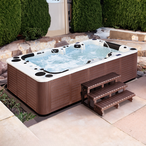 Spas et bains à remous en <span class=keywords><strong>acrylique</strong></span> Sunrans, bain à remous moderne extérieur pour 10 personnes, piscine à débordement, <span class=keywords><strong>spa</strong></span> en gros - Product Image 4