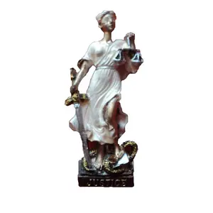 Resina estátua de deus puro branco mini busto grego