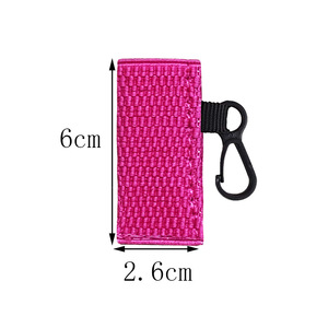 ปลอกใส่ลิปบาล์มแบบพวงกุญแจ คลิปหนีบขนาดกะทัดรัดสำหรับใส่ลิปสติก ที่ห้อยกระเป๋าแบบยืดหยุ่นสำหรับใส่ลิปบาล์ม ที่ใส่ลิปกลอสแบบจี้ห้อยพวงกุญแจ - Product Image 6