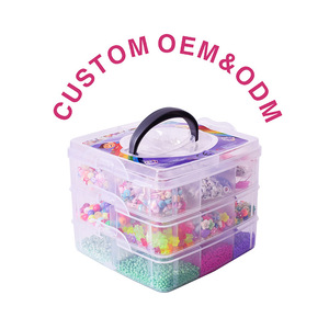 Nouvel ensemble de perles en verre colorées et polyvalentes pour la création de bracelets faits main en lampwork et perles de verre, idéal pour les enfants - Product Image 3