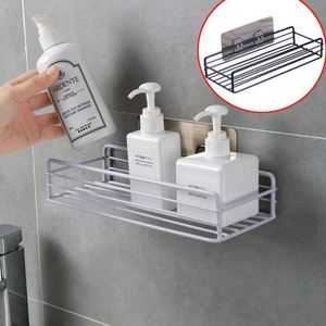 Étagère de rangement pour salle de bain Étagère de rangement pour salle de bain Étagère murale pour douche <span class=keywords><strong>sans</strong></span> perçage Étagères pour <span class=keywords><strong>cuisine</strong></span> et salle de bain - Product Image 3