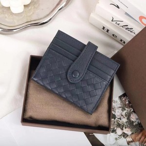 Vente en gros de sacs à main en peau de mouton tissés à chaud, porte-cartes en cuir véritable à la mode simple, porte-cartes pour hommes et femmes - Product Image 4