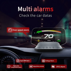 2023 Popular Car Auto <span class=keywords><strong>Meter</strong></span> C3 HUD OBD2 Velocidad RPM Pantalla GPS Multifunción Head up Display Navegación para automóviles - Product Image 4
