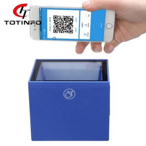 TOTINFO Escáner de Códigos de Barras Automático 1D 2D, Lector de Códigos QR de Escritorio con 2 Años de Garantía, en Stock para Bibliotecas y Tiendas - Product Image 1