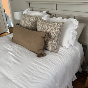 <strong>White</strong> Comforter <strong>Ruffle</strong> Cute Soft Lightweight Fluffy <strong>Bedding</strong> 3-Piece <strong>Bedding</strong> Comforter Set - Product Image 6