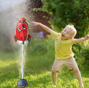 Lanceur de fusées à eau en plastique, jouet de jardin, jeu d'extérieur sous pression pour enfants de 5 ans et plus, unisexe, boîte, marque OEM - Product Image 2