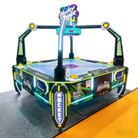 Table de hockey sur air colorée à monnayeur, en promotion, pour centre de jeux, machine de jeu d'arcade d'intérieur