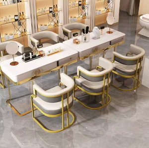 Chaise de technicien des cils de luxe pour salon de manucure, ensemble de chaises mobiles pour clients - Product Image 2