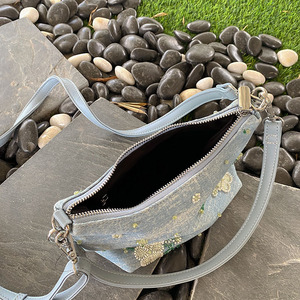 Bolso de mano con bordado de cuentas de perlas y <span class=keywords><strong>lentejuelas</strong></span> florales, bolso de hombro con cremallera de estilo chino Retro para mujer, adecuado para vacaciones - Product Image 6